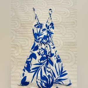 Minkpink Blue and White Floral Dress